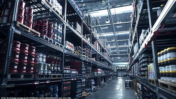 Solution de stockage pour grande distribution : les bacs de rétention pour racks