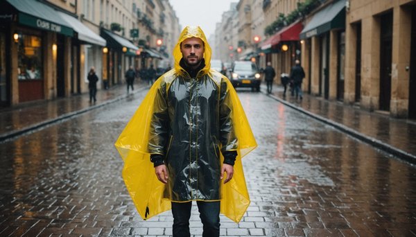 Ponchos en plastique : les meilleurs choix pour rester chic sous la pluie